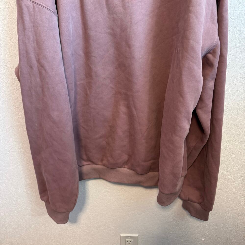 Comfrt Minimalist Hoodie Super Soft Oversized Pullover Orchid Purple Mauve 3XL - Picture 10 of 13